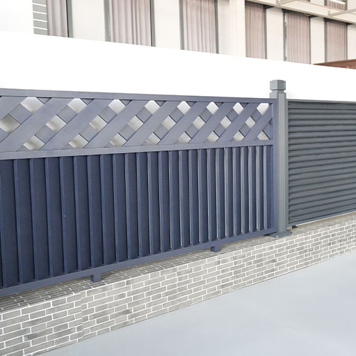 Aluminium reling
