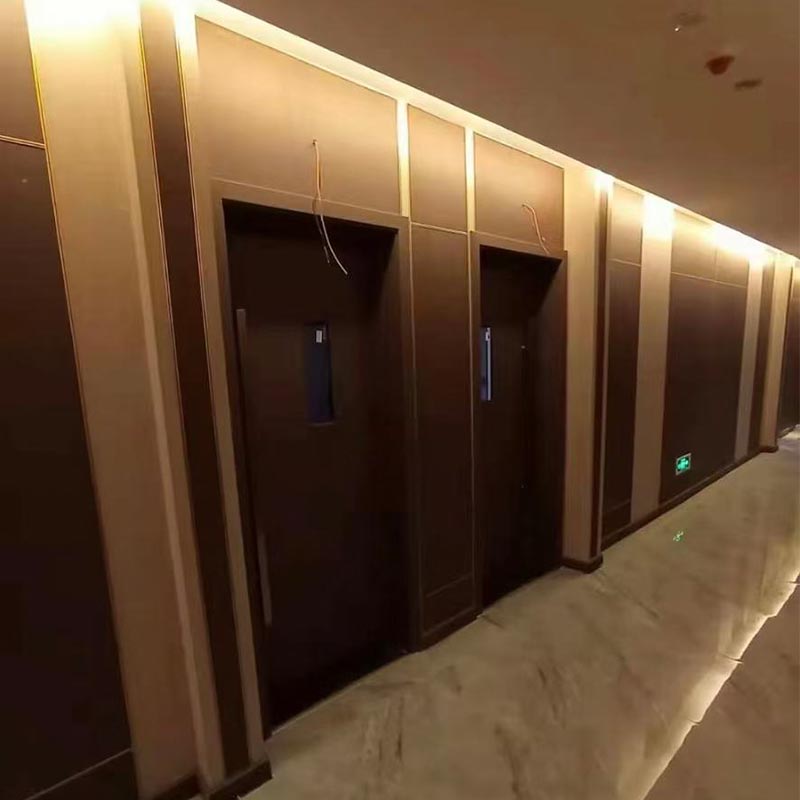 Hotelkamer houten brandwerende deur